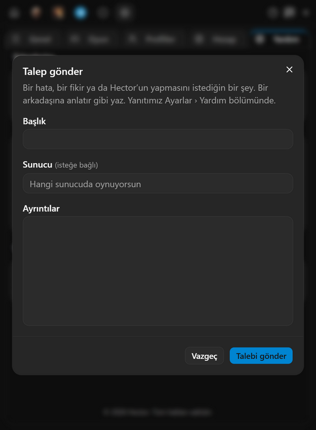 Talep Gönder